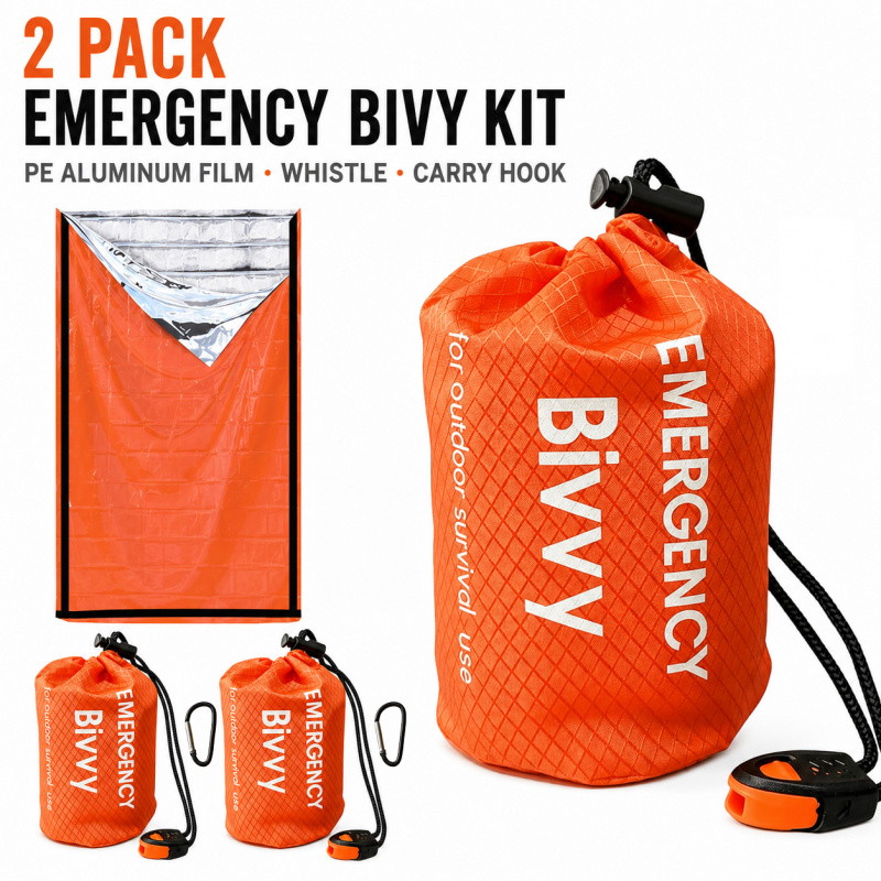 2-pack noodslaapzak, PE alumin - Bivy Bag Emergency recensie en prijs