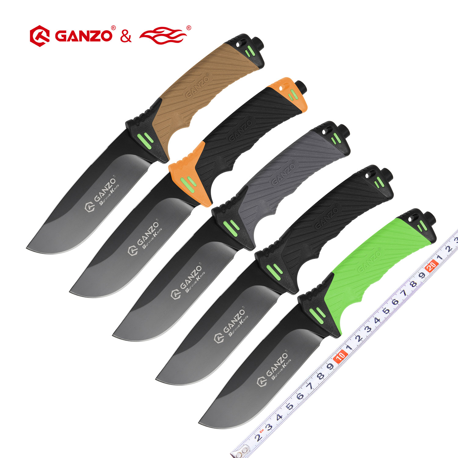 Ganzo G8012 Mes Vast mes Survi - Bushcraft Knife Fixed recensie en prijs