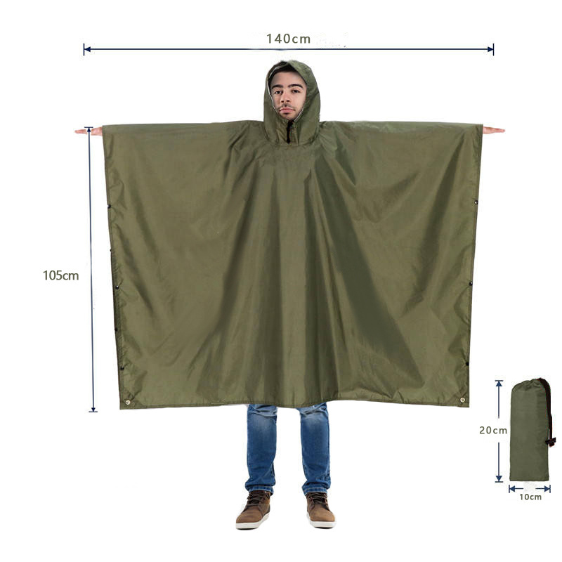 Zware regenponcho voor backpac - Emergency Poncho Rain recensie en prijs